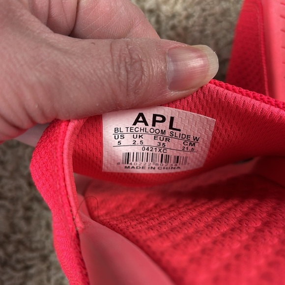 APL neon pink techloom slides sz 5 - Picture 7 of 8
